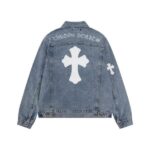 CHRM HRTS Denim Jacket Cross Design CH068 - Image 2