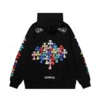 CHRM HRTS Hoodie Multicolor Cross Logo CH079 - Image 15