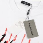 BLNCG T-shirt Graffiti Print White - Image 4