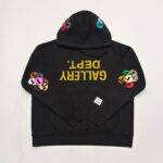 HOODIE BLACK & EMBROIDERED LETTERS PATCH 2024