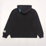 HOODIE BLACK & EMBROIDERED LETTERS PATCH 2024 - Image 2