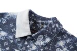 SHIRT JEANS STYLE BLUE & WHITE - Image 4