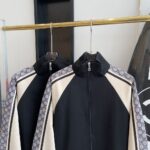 JACKET BLACK & STRIPES LOGO GREY - Image 2