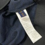 HOODIE ZIP-UP BLACK & BLUE MONOGRAM - Image 5