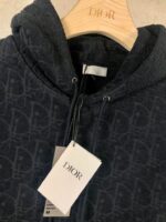 HOODIE DARK BLUE TOWEL MONOGRAM - Image 2