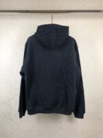 HOODIE DARK BLUE TOWEL MONOGRAM - Image 3