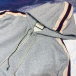 HOODIE GREY ZIP-UP - Image 6