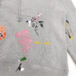 HOODIE GREY PAINT STYLE 2023 - Image 3