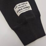 HOODIE BLACK & EMBROIDERED LETTERS PATCH 2024 - Image 4