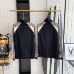 JACKET BLACK & STRIPES LOGO GREY - Image 5