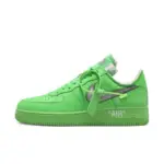 AF1 low OFF-W. LIGHT GREEN SPARK