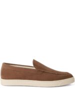Brunello Cucinelli chevron-effect Suede Loafers - Image 2